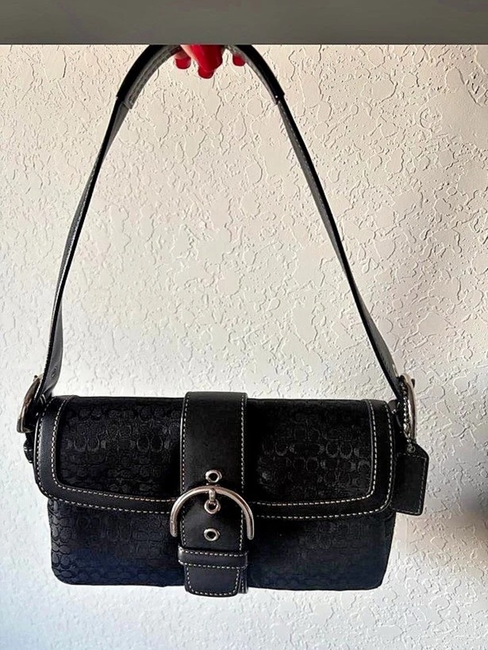 COACH Soho Signature Buckle Flap